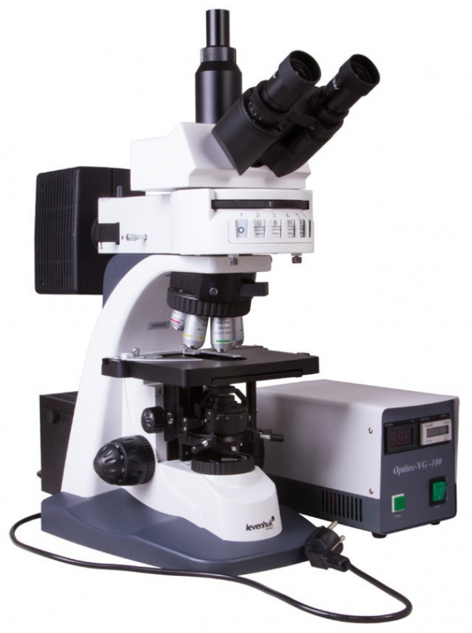 Levenhuk MED PRO 600 Fluo Microscopio professionale